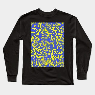 pixelated design patterns Long Sleeve T-Shirt